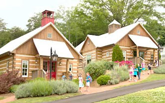 Tate's School log buildings