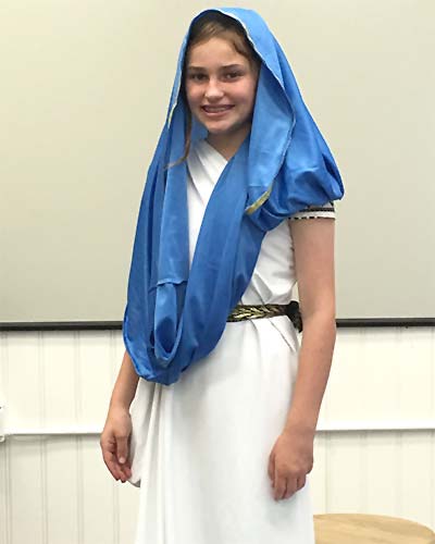 Student dressed in attire for Latin class